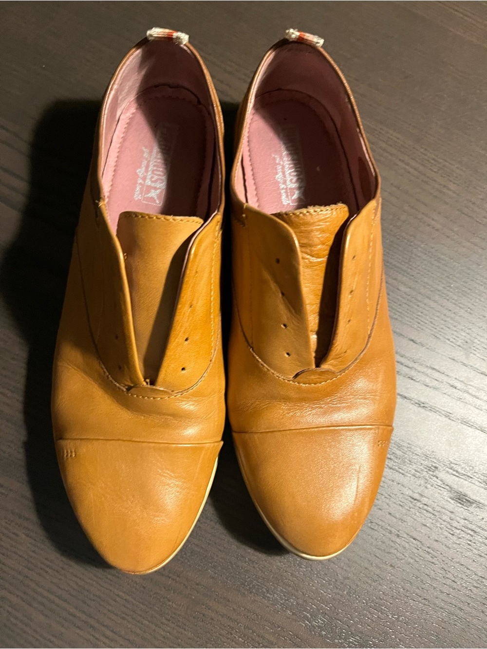 Pikolinos Tan Leather Oxford Loafers EU 38 US 7.5-8